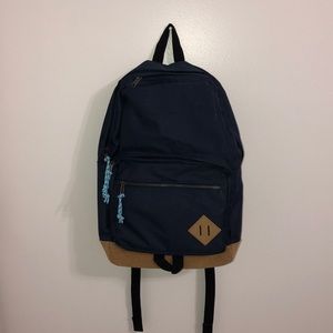 dark blue bookbag